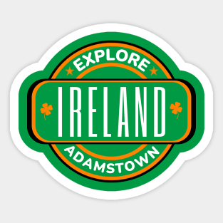 Adamstown, Ireland - Irish Town Sticker